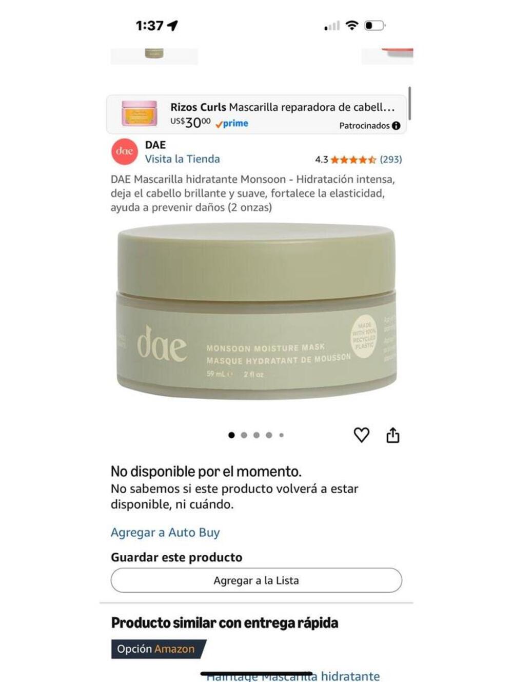 Dae hair mask